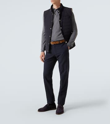 Wool-blend polo shirt | Slowear