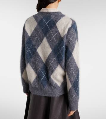Margy argyle cashmere sweater | Lisa Yang