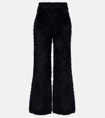 Ellery brushed cashmere flared pants | Lisa Yang