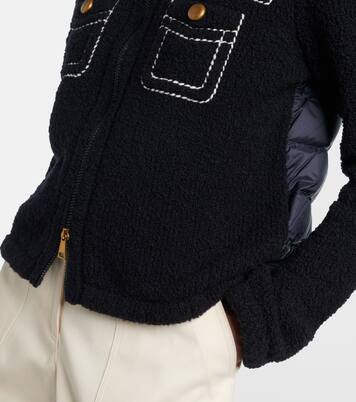Wool-blend bouclé down jacket | Moncler