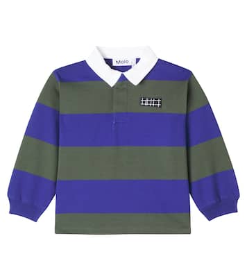 Relz striped cotton polo sweater | Molo
