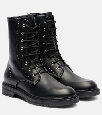 Urbancombat leather combat boots | Max Mara