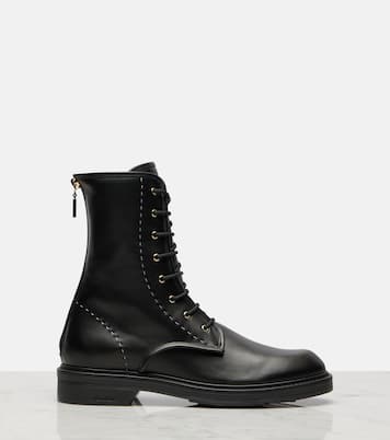 Urbancombat leather combat boots | Max Mara