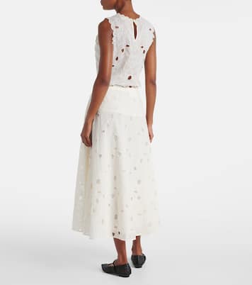 Maxirock Caro aus Baumwollorganza | Ulla Johnson