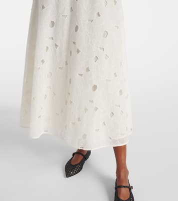 Maxirock Caro aus Baumwollorganza | Ulla Johnson