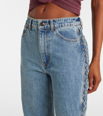 Jeans rectos con cordones | Rotate