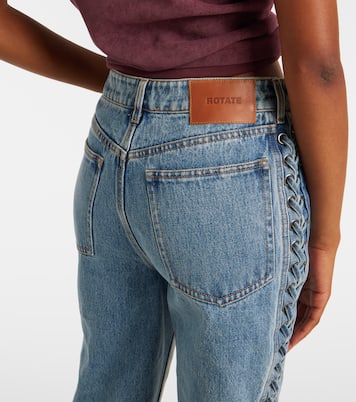 Jeans rectos con cordones | Rotate