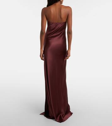 Filo silk satin gown | Christopher Esber