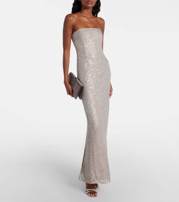 Robe longue Xyla à sequins | Simkhai