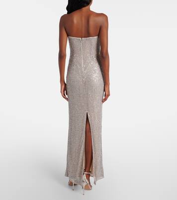 Robe longue Xyla à sequins | Simkhai