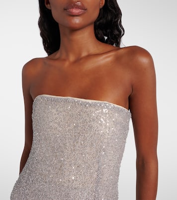 Robe longue Xyla à sequins | Simkhai