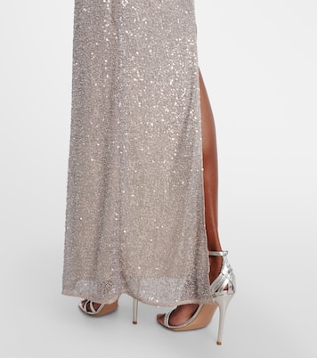 Robe longue Xyla à sequins | Simkhai