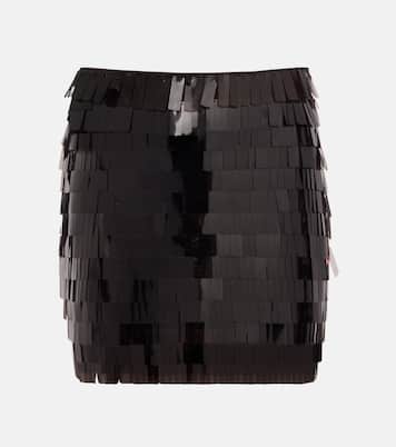 Max sequined mesh miniskirt | Staud