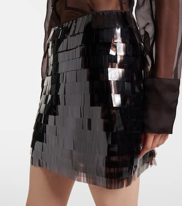 Max sequined mesh miniskirt | Staud