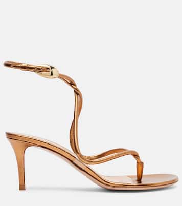 Sandalen Jungle Mamba 70 aus Metallic-Leder | Gianvito Rossi