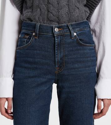 Mid-Rise Straight Jeans Stovepipe Straight | 7 For All Mankind