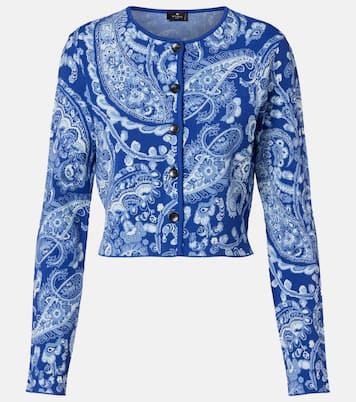 Cardigan raccourci en jacquard | Etro
