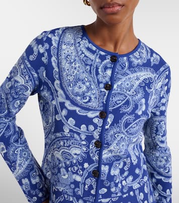 Cardigan raccourci en jacquard | Etro