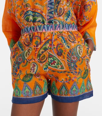 Shorts de tiro alto con paisley | Etro
