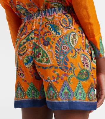 Shorts de tiro alto con paisley | Etro