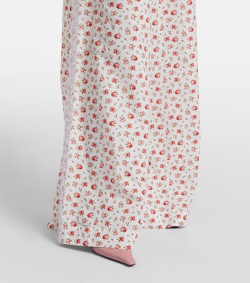 Pantalon ample en popeline de coton mélangé | Dolce&Gabbana