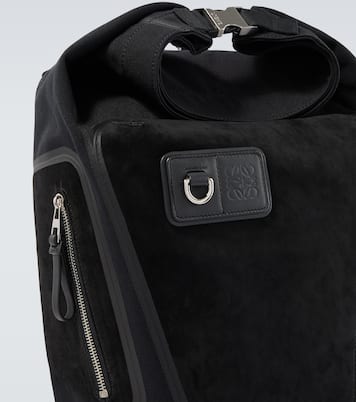 Flex canvas and suede backpack | Loewe