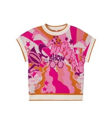 Patience cotton jacquard sweater | Zimmermann Kids