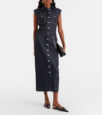Robe midi Farfalla en jean | Sportmax