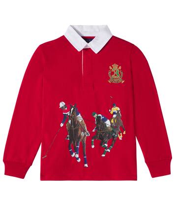 Bedruckter Polopullover aus Baumwolle | Polo Ralph Lauren Kids