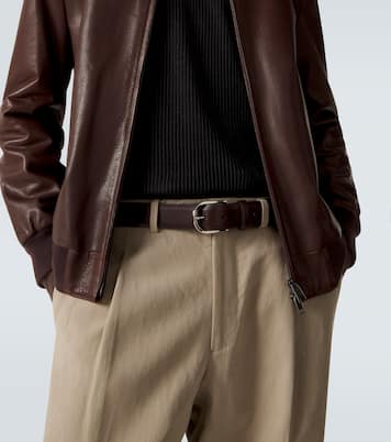 Leather belt | Brioni