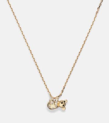 Koala 18kt gold necklace with diamonds and enamel | Yvonne Léon