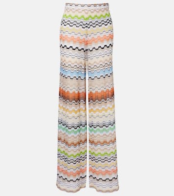Zig Zag high-rise wide-leg pants | Missoni