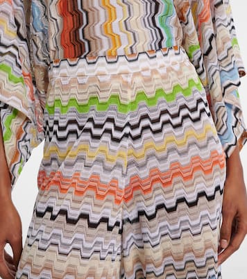 Zig Zag high-rise wide-leg pants | Missoni