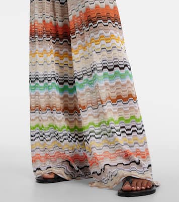 Zig Zag high-rise wide-leg pants | Missoni