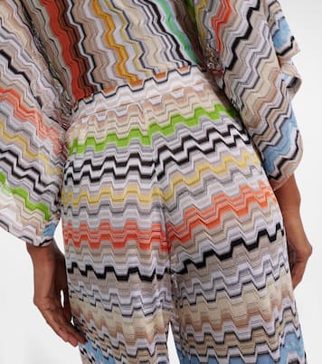 Zig Zag high-rise wide-leg pants | Missoni