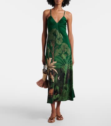 Printed jersey midi dress | Johanna Ortiz