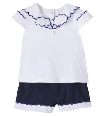 Bébé – Ensemble t-shirt et short en coton mélangé | Patachou