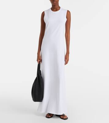 Vestido largo Margo de algodón | Leset