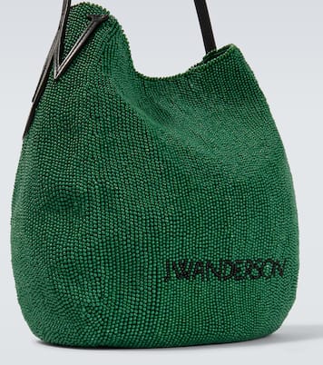 Bulb Small beaded bucket bag | JW Anderson