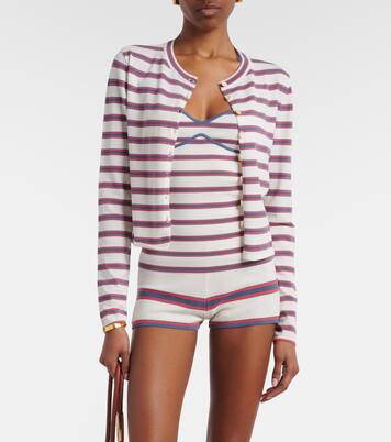 Playa striped cotton-blend shorts | Faithfull