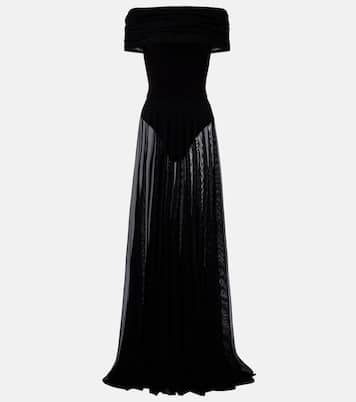 Maxikleid aus Mesh | Norma Kamali