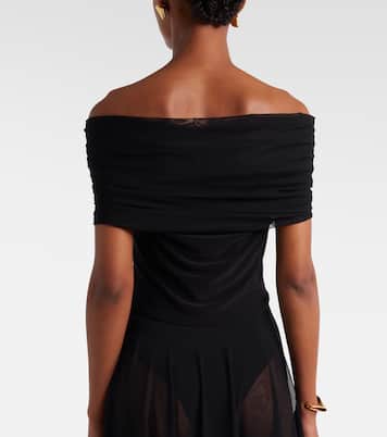 Maxikleid aus Mesh | Norma Kamali