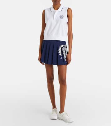 x Wimbledon logo pleated tennis skirt | Polo Ralph Lauren