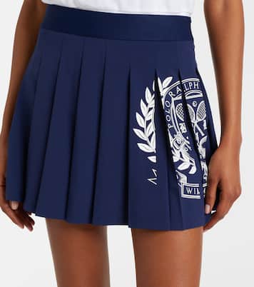 x Wimbledon logo pleated tennis skirt | Polo Ralph Lauren