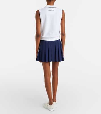 x Wimbledon logo pleated tennis skirt | Polo Ralph Lauren