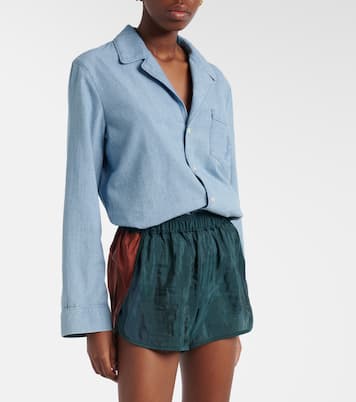 Shorts de tafetán | Saint Laurent