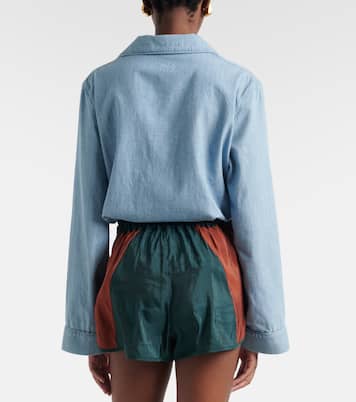 Shorts de tafetán | Saint Laurent