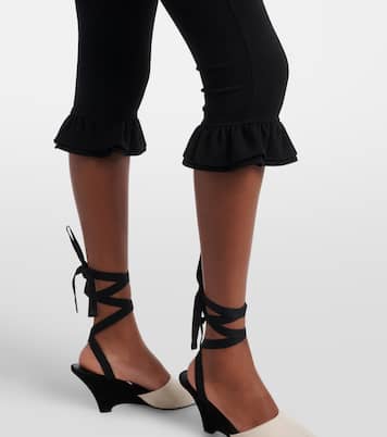 Pantalones capri Playa de jersey con volantes | Jacquemus