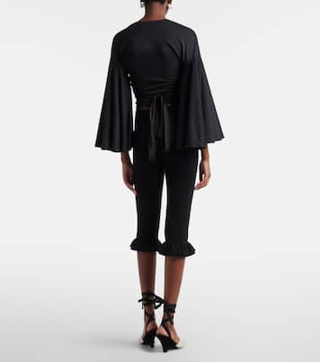 Pantalones capri Playa de jersey con volantes | Jacquemus