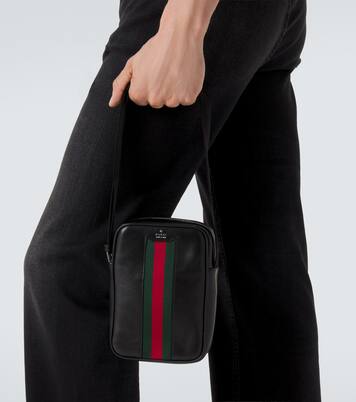 Crossbody Bag Web Trademark Mini aus Leder | Gucci